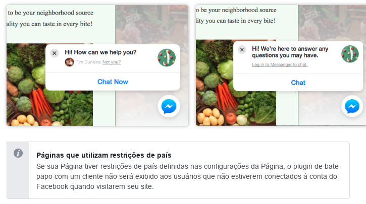 Instalando o chat do Messenger no seu site ou blog