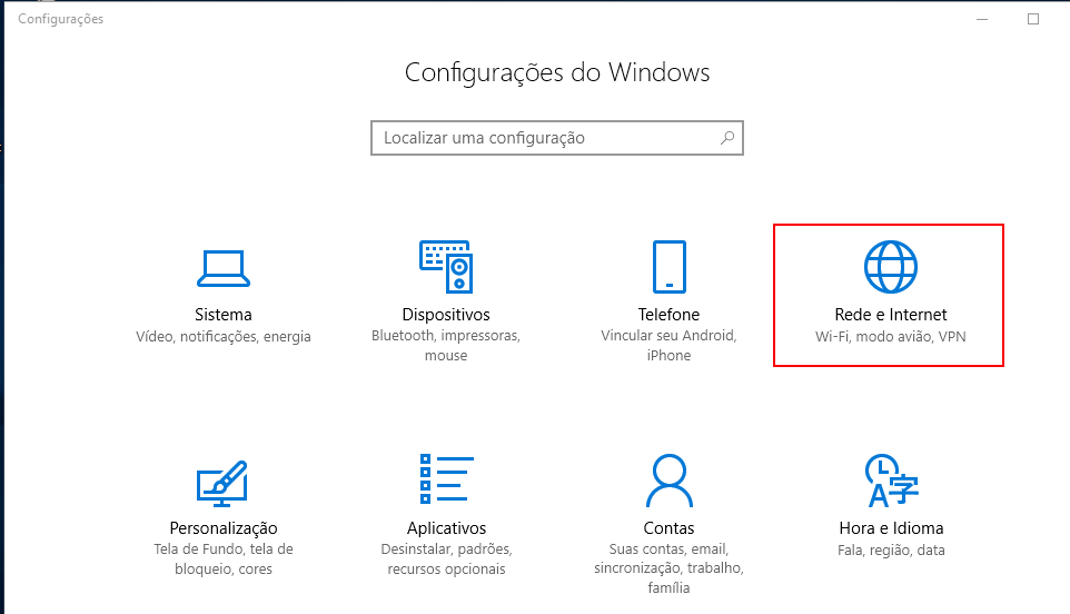 Alterar DNS no Windows 10